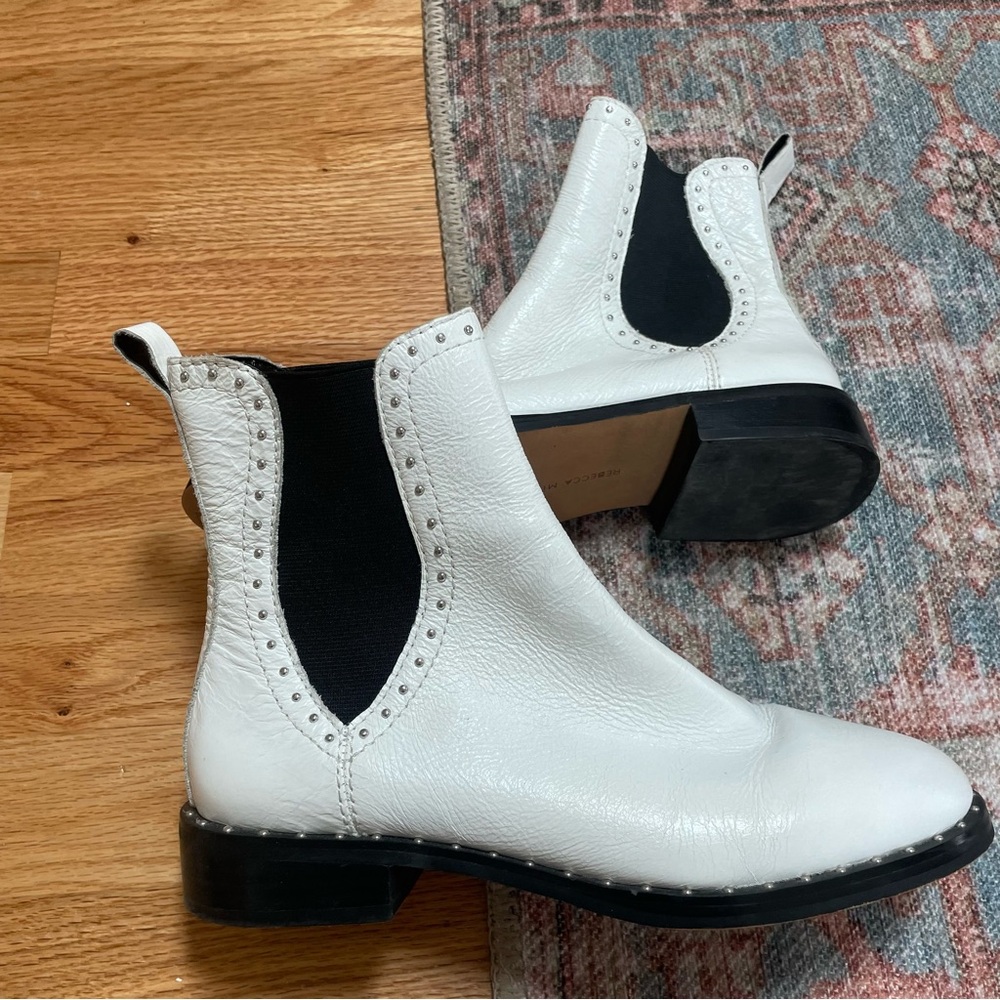 Rebecca Minkoff White Chelsea Boot
